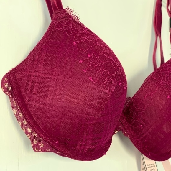 Nwt  VS - Convertible  Sexy Tee Lightly lined Demi bra, size 34C - Picture 2 of 9